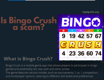 Is Bingo Crush a scam?